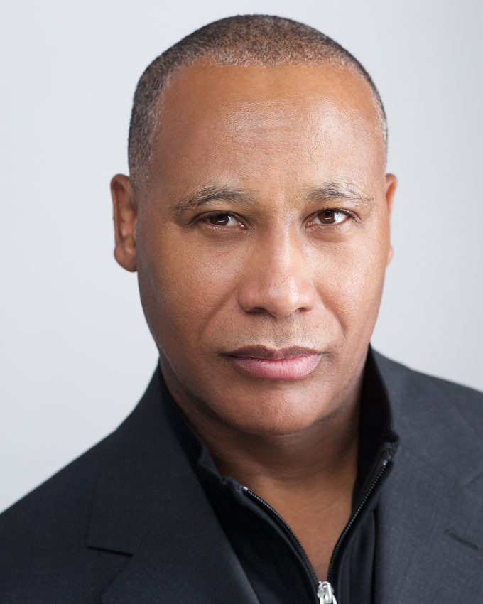 Corporate headshot on a white background, NYC
